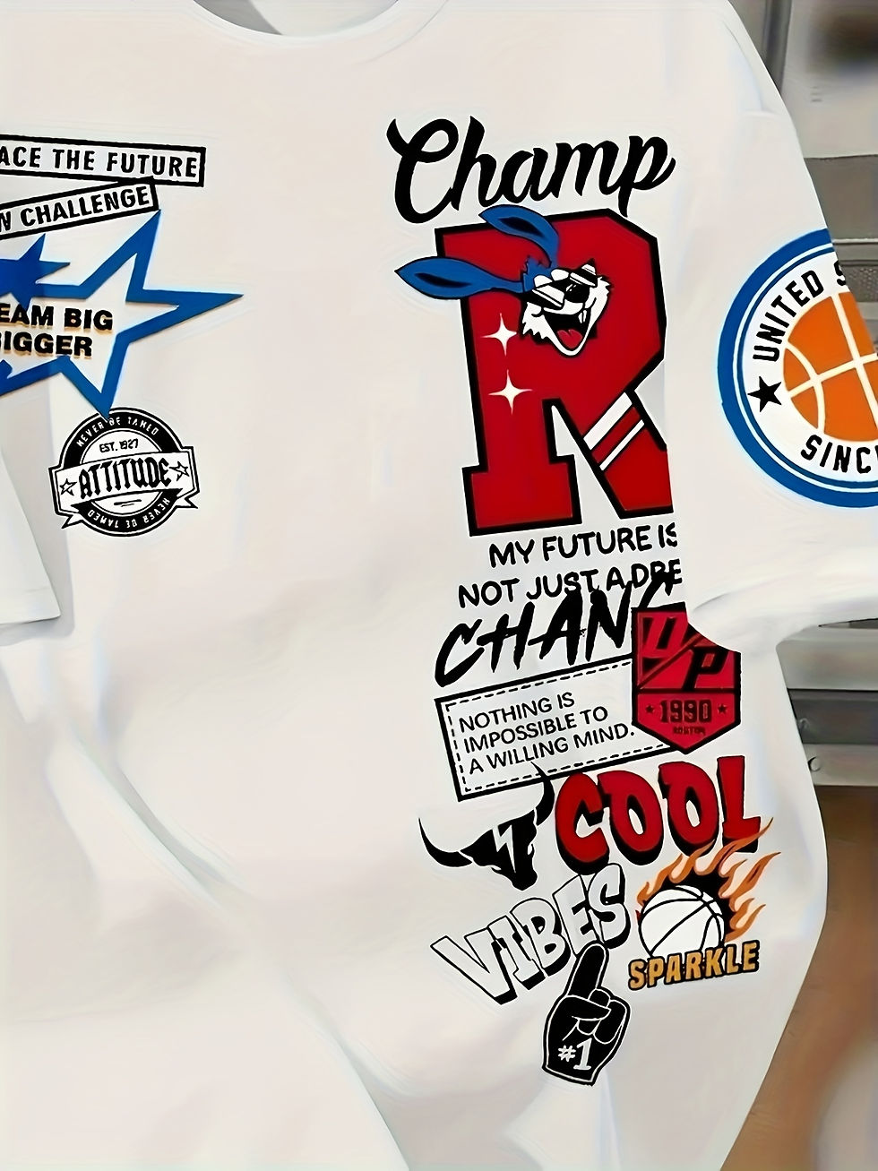 Thumbnail: T-shirt homme tendance à imprimé graphique
