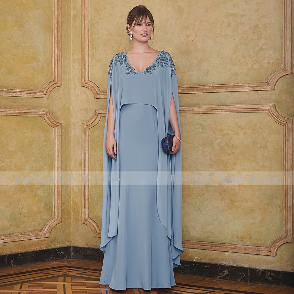 Thumbnail: Robe de soirée   Appliques perlées