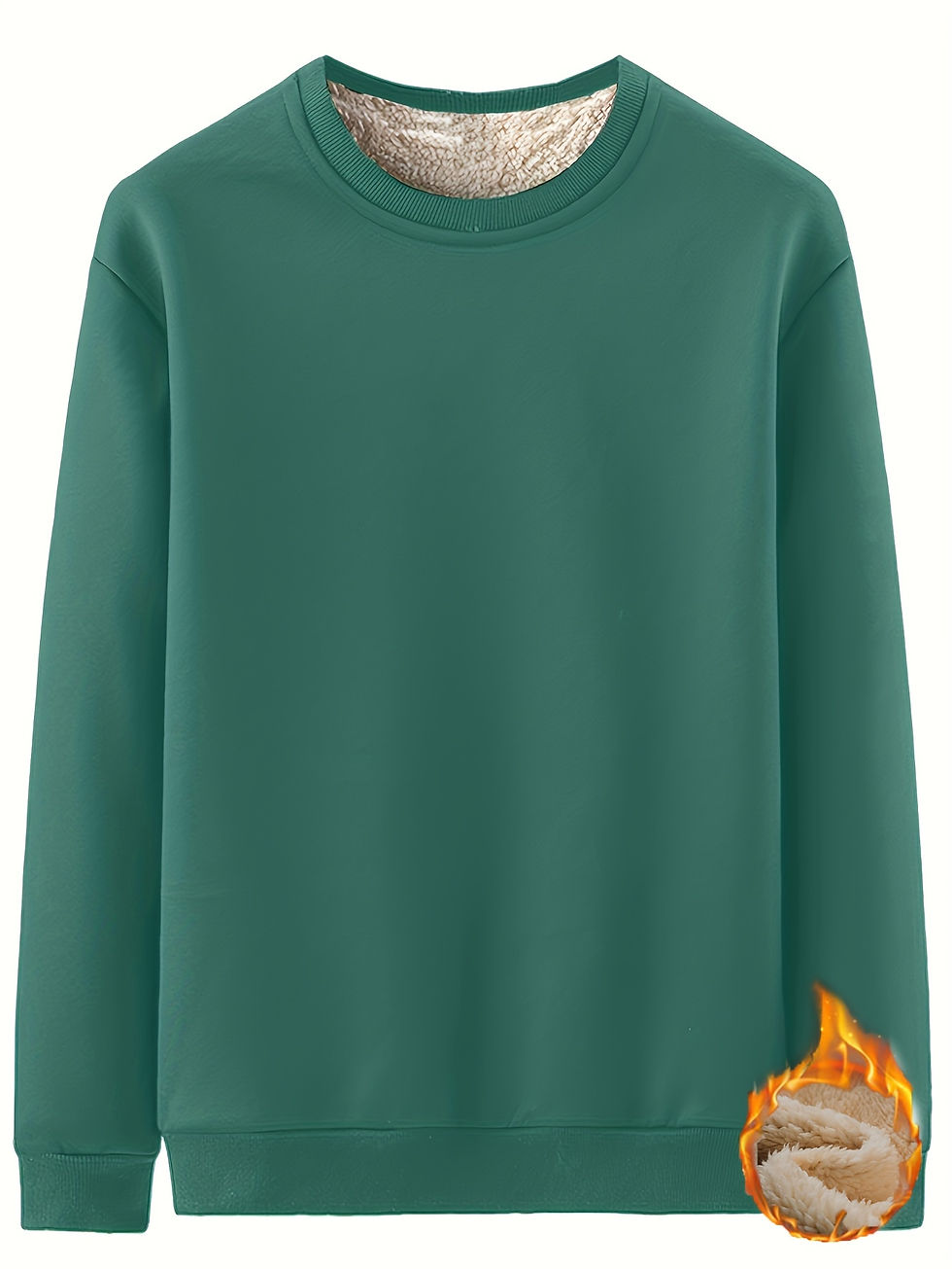 Miniature : Sweatshirt Homme femme  Décontracté – Col Rond – Couleur Unie