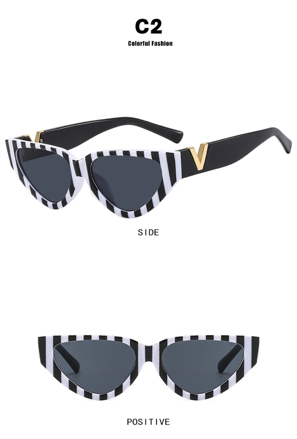 Miniature : Lunettes de soleil femme style luxe, design mode
