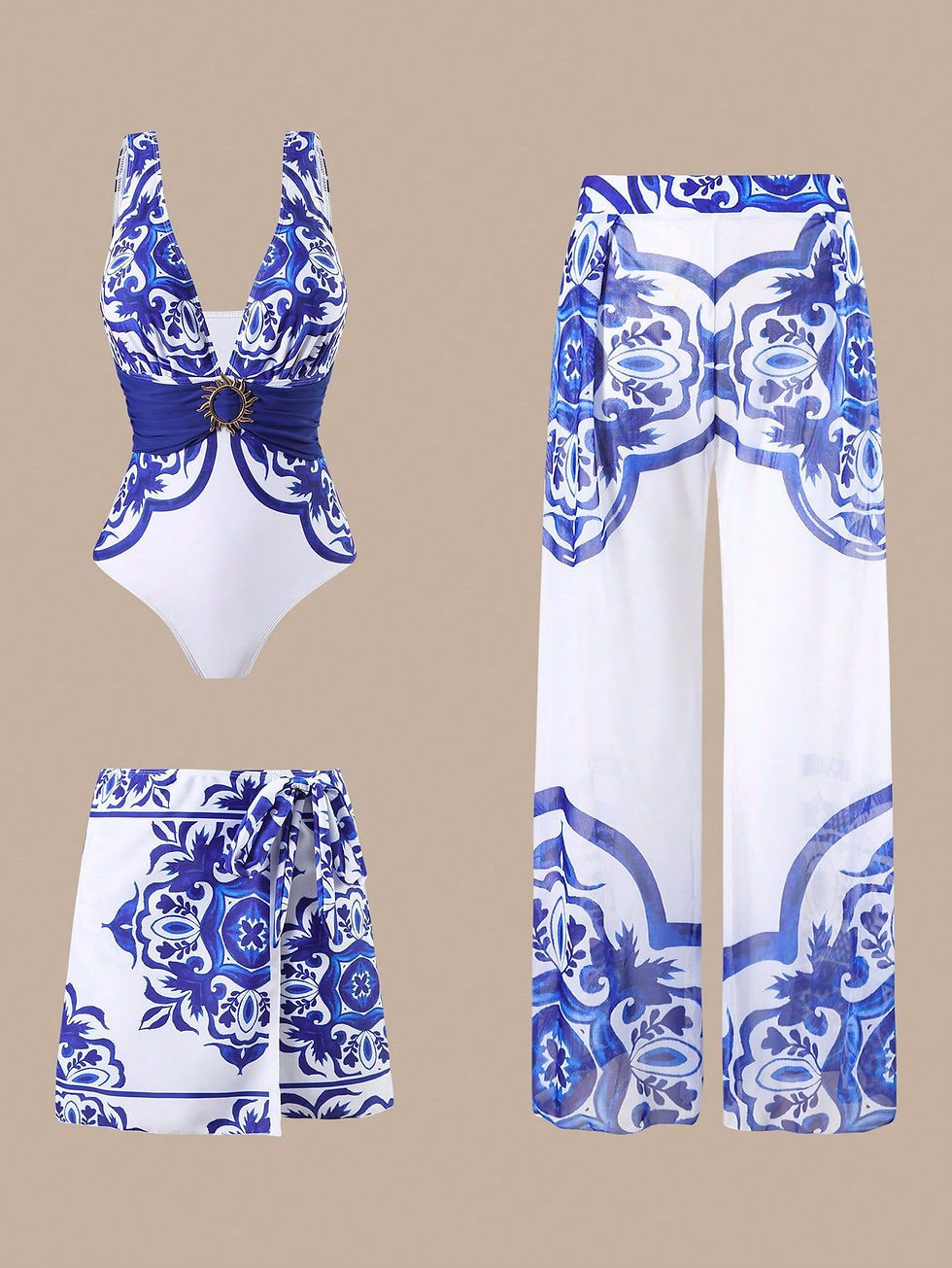 Miniature : Maillot de bain 3 pièces pour femme