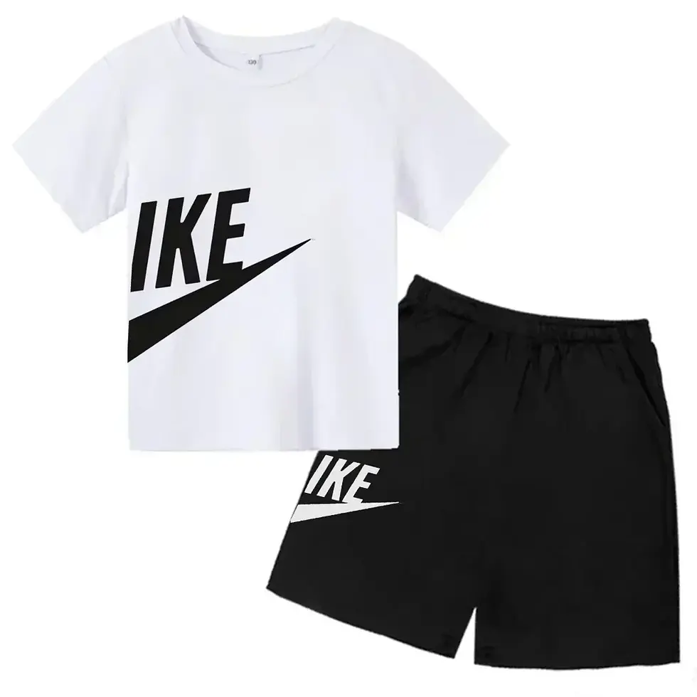 Miniatura: Ensemble pour enfants et adolescents – t-shirt d’été et short
