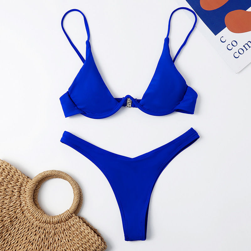 Thumbnail: Bikini ,  soutien-gorge push-up culotte haute