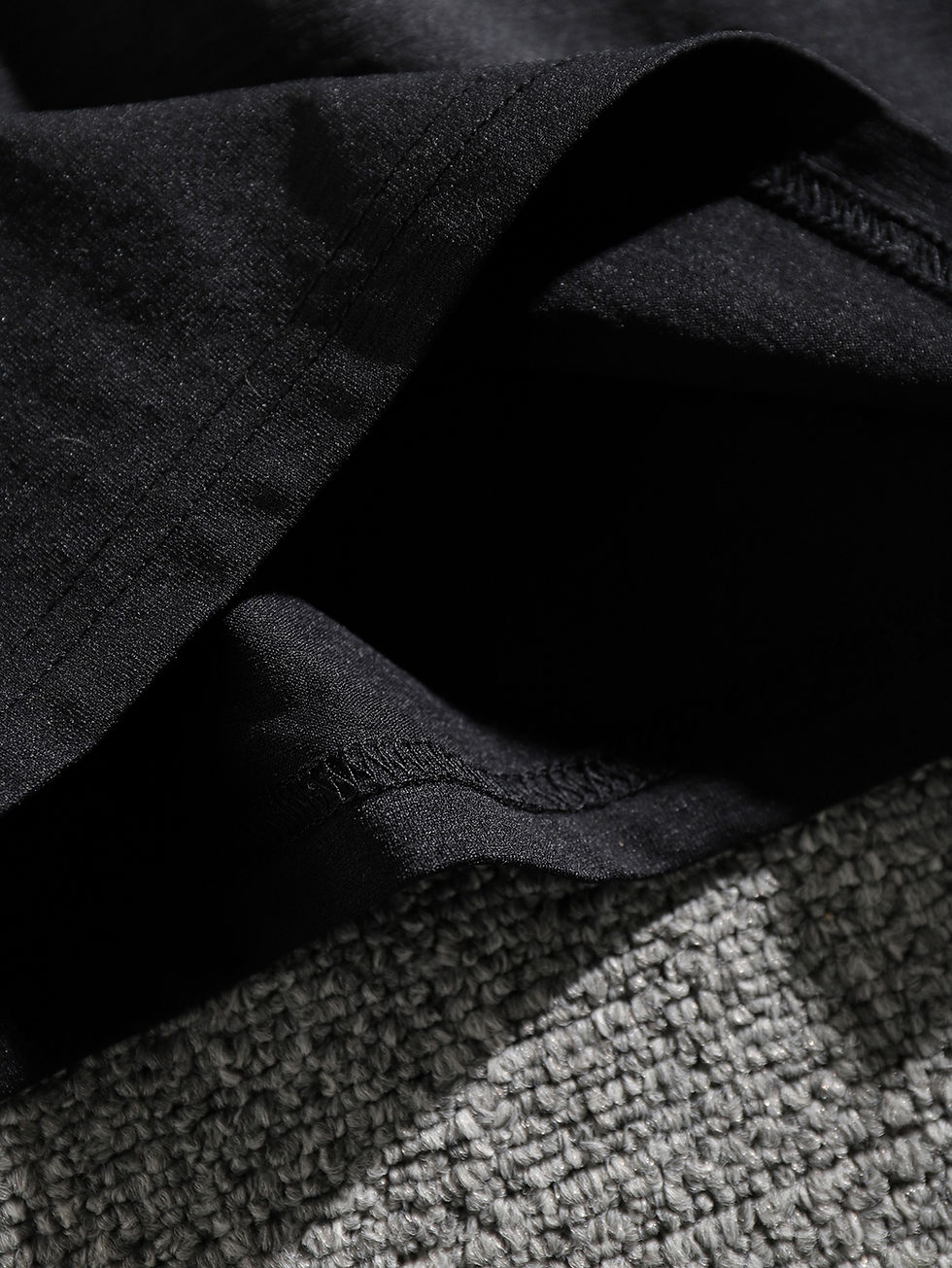 Thumbnail: T-shirt grande taille – Col rond stylé, extensible