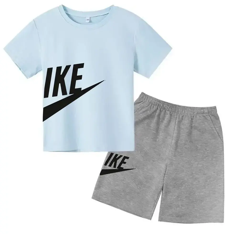 Miniatura: Ensemble pour enfants et adolescents – t-shirt d’été et short