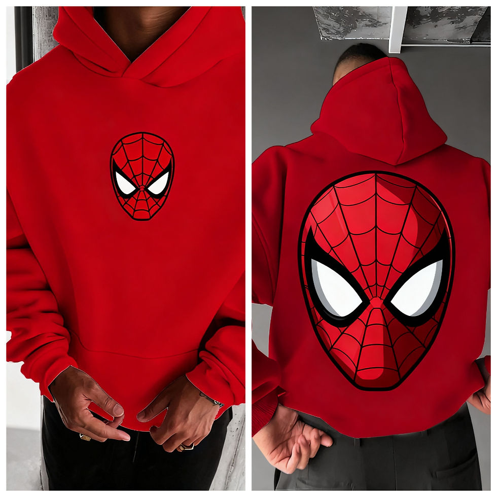 Miniature : Sweat à capuche Marvel Spider-Man en coton pour homme