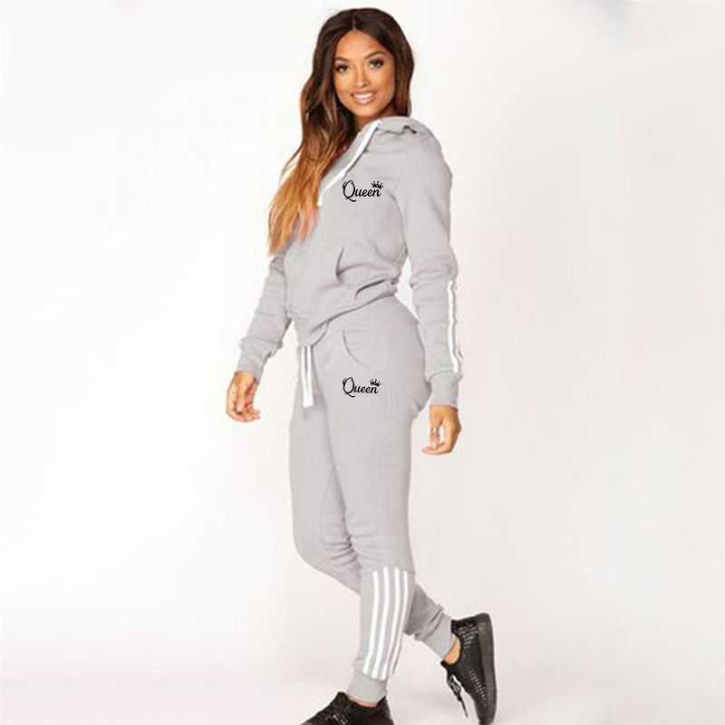 Thumbnail: Ensemble jogging femme – hoodie et pantalon