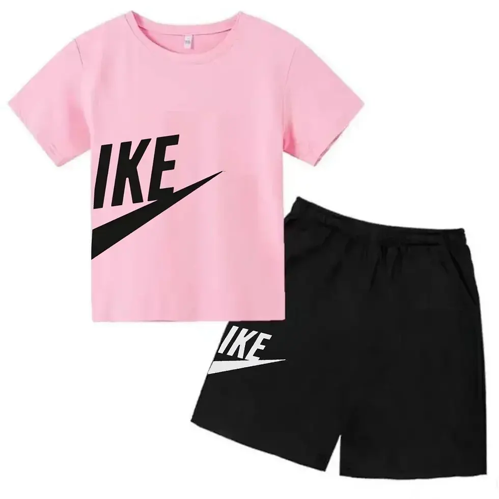 Miniatura: Ensemble pour enfants et adolescents – t-shirt d’été et short