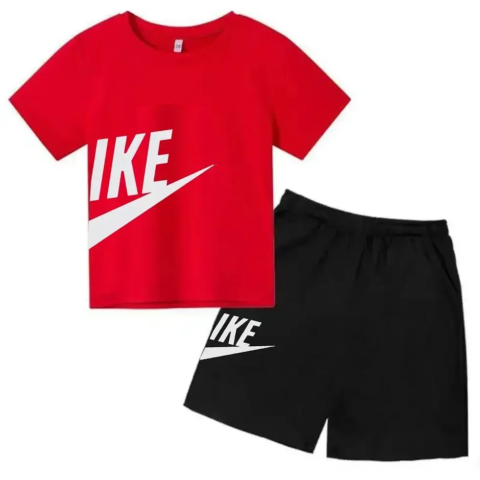 Miniatura: Ensemble pour enfants et adolescents – t-shirt d’été et short