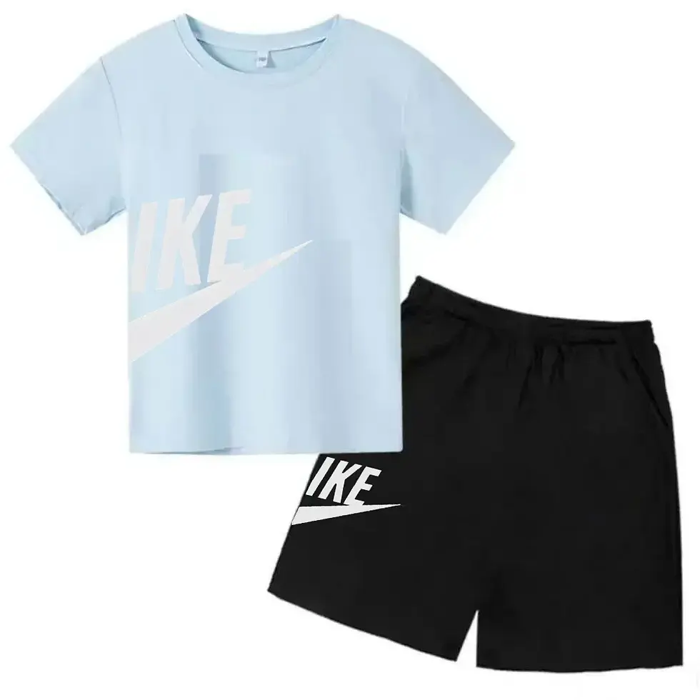 Miniatura: Ensemble pour enfants et adolescents – t-shirt d’été et short