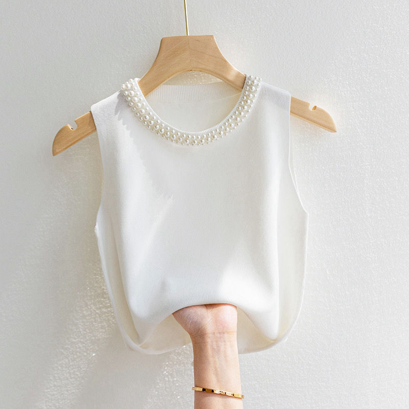 Thumbnail: Gilet tricoté style  pour femme