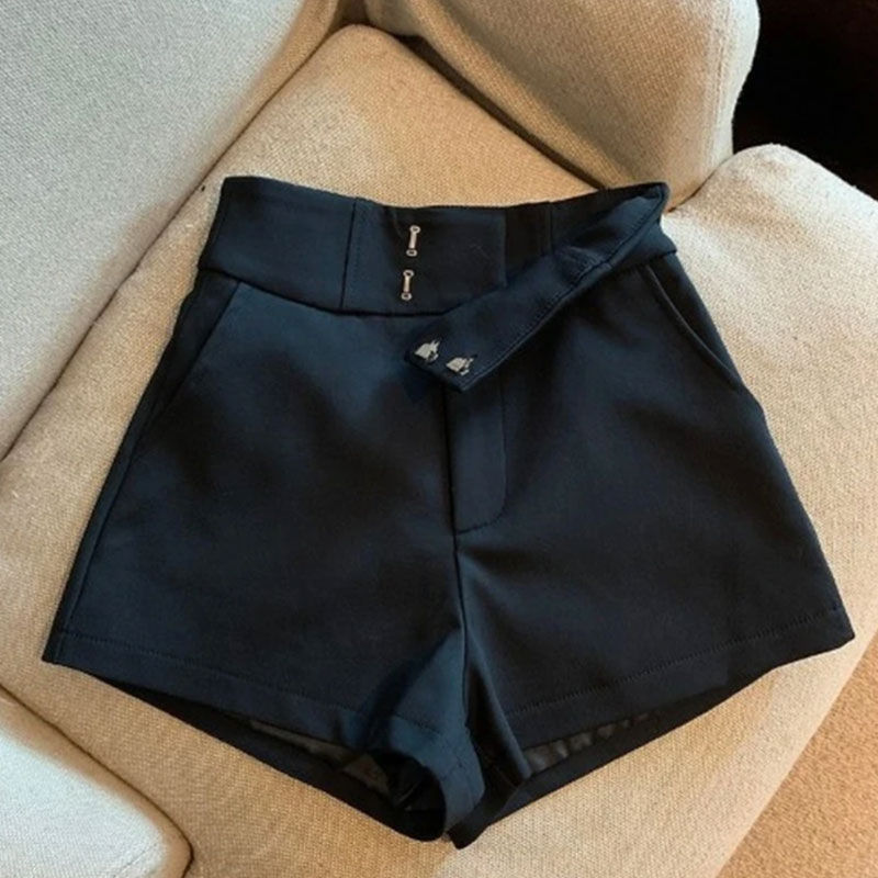 Thumbnail: Short Femme Été 2026 – Taille Haute Élégant Noir