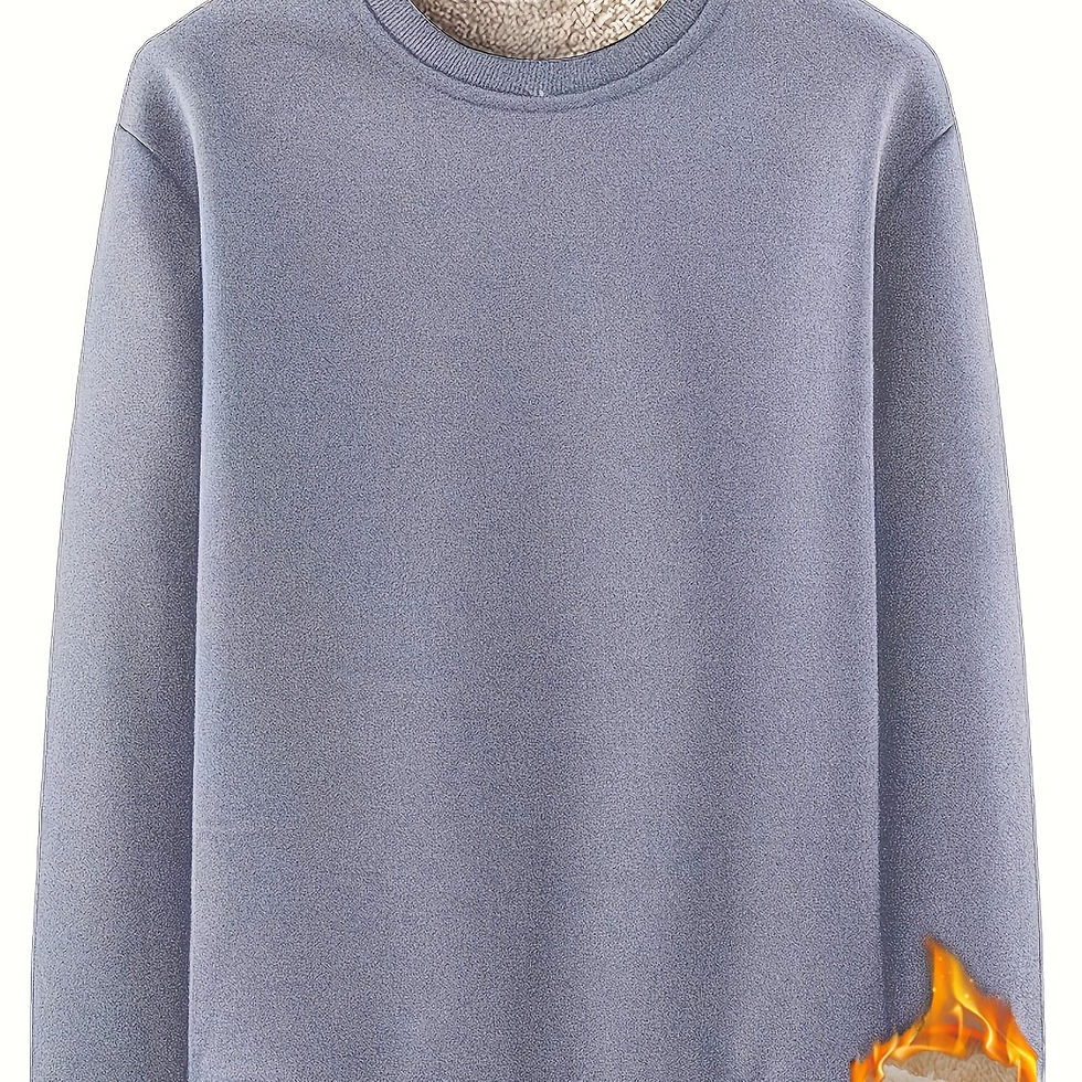 Miniature : Sweatshirt Homme femme  Décontracté – Col Rond – Couleur Unie