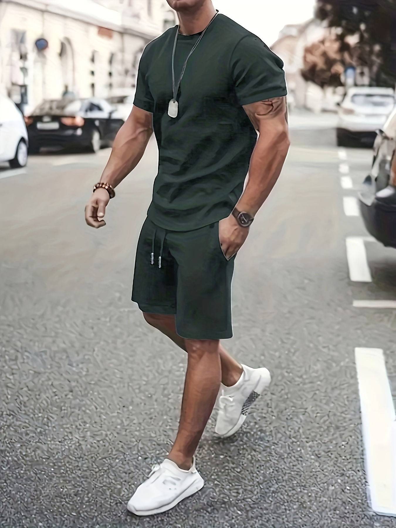 Ensemble d’été pour homme avec  t-shirt et short