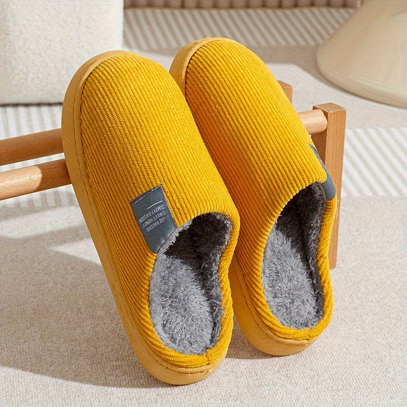 Miniatura: Chaussons Chauds Couple – Femme & Homme – Antidérapants