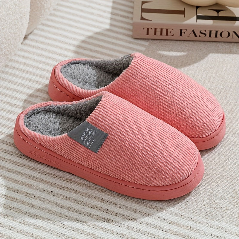 Miniatura: Chaussons Chauds Couple – Femme & Homme – Antidérapants