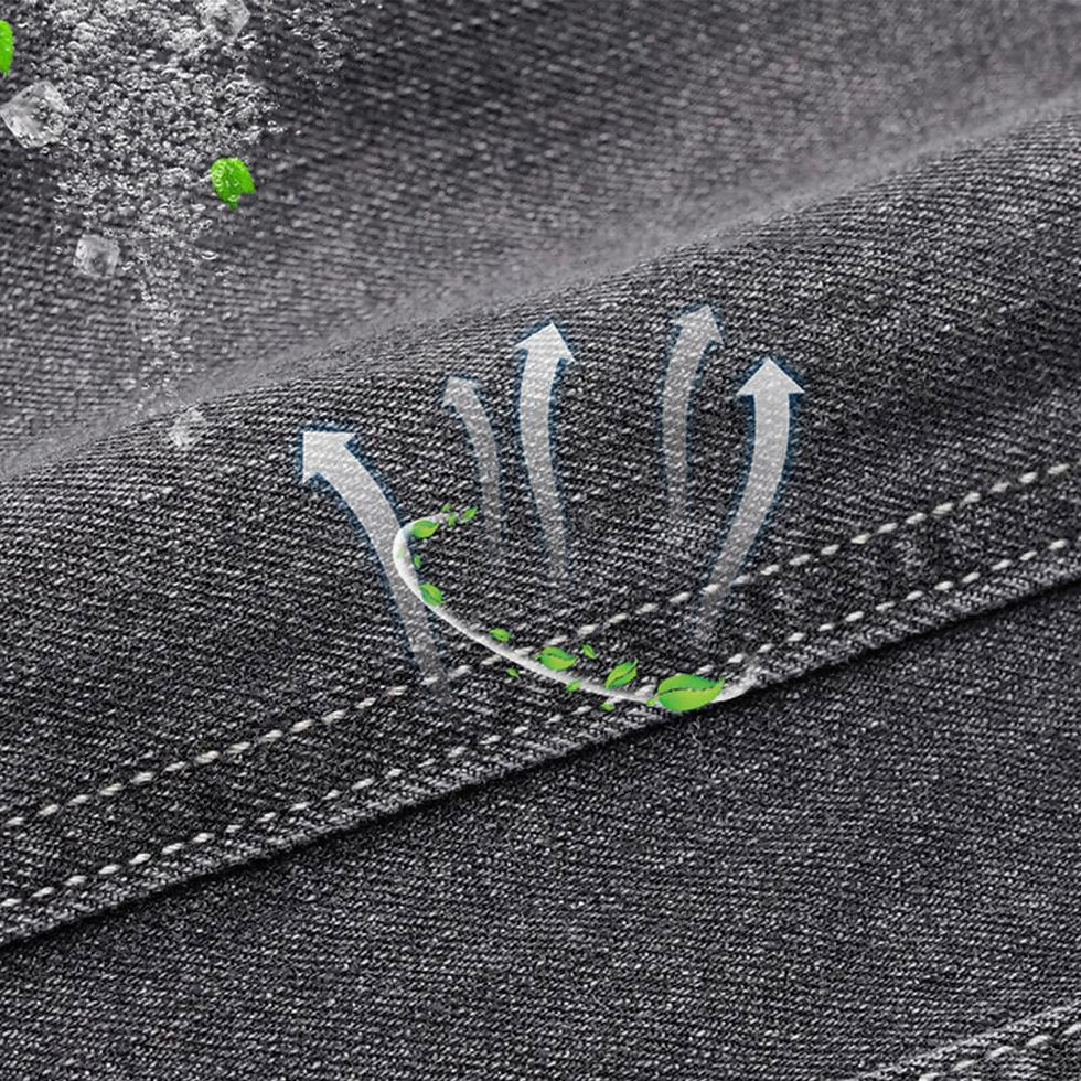 Miniatura: Pantalon avec liens aux jambes, poches et taille élastique.