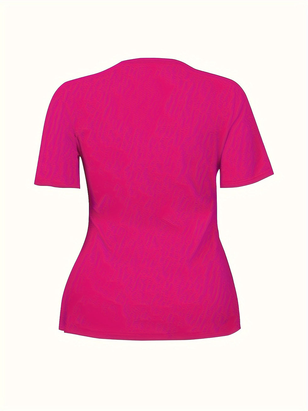Miniature : Plus Size Womens Rhinestone Alphabet Crew Neck Short Sleeve High Stretch Casual 