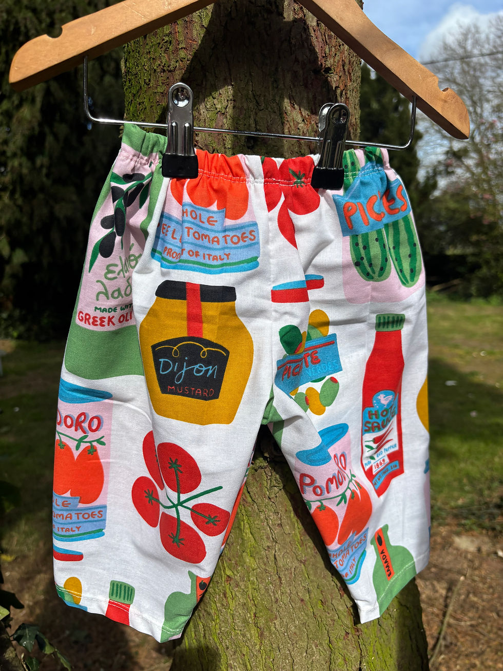 Thumbnail: Pomodoro Party Barrel Leg Trousers