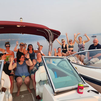 Kati Patterson Yearbook Advisor Retreat Boat Fun