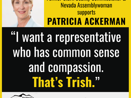 Chris Giunchigliani endorses Patricia Ackerman for NV-02
