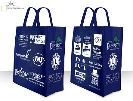Rosthern Reusable Bags Initiative Visual