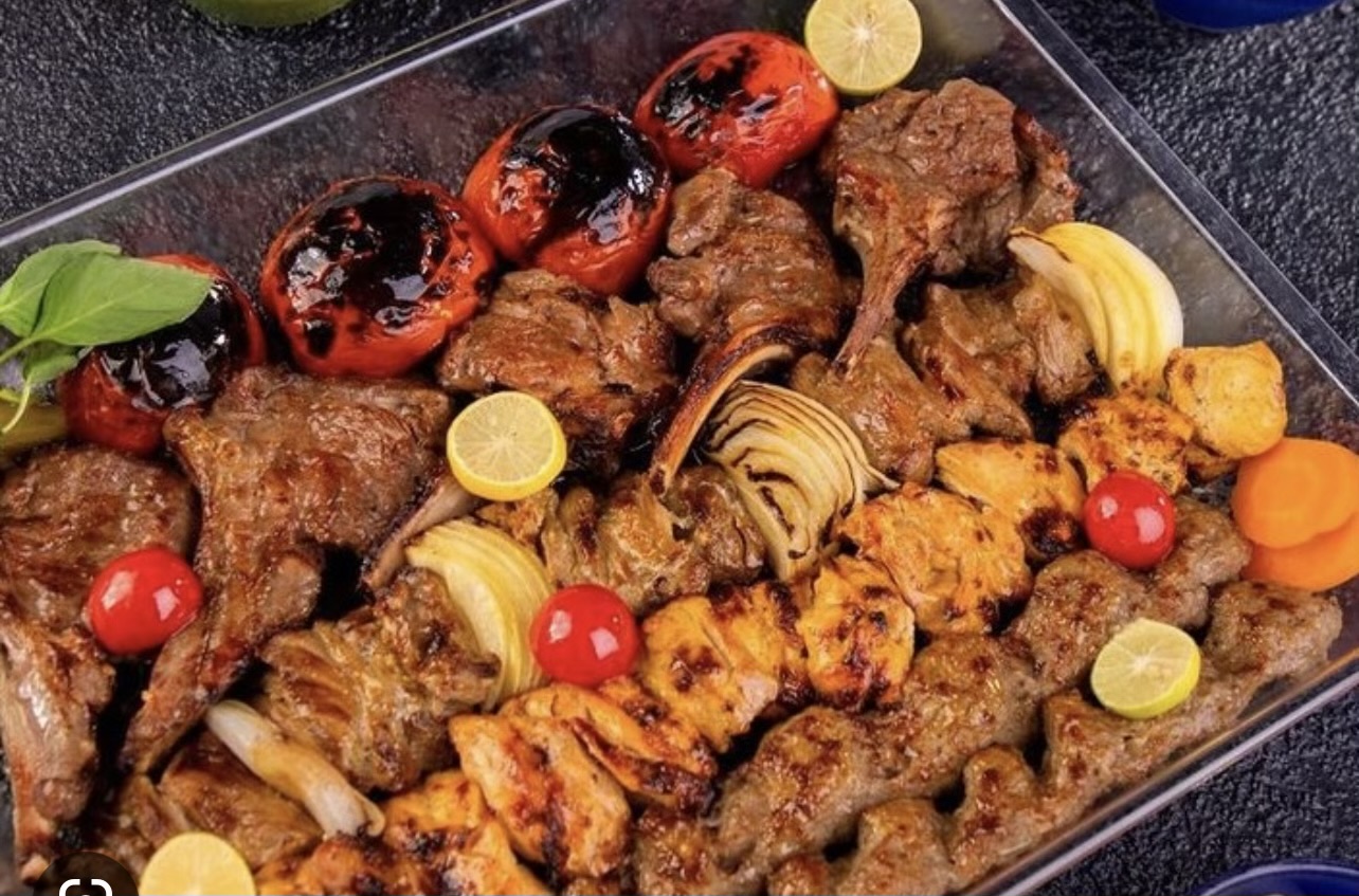Arranged Food and Objects
