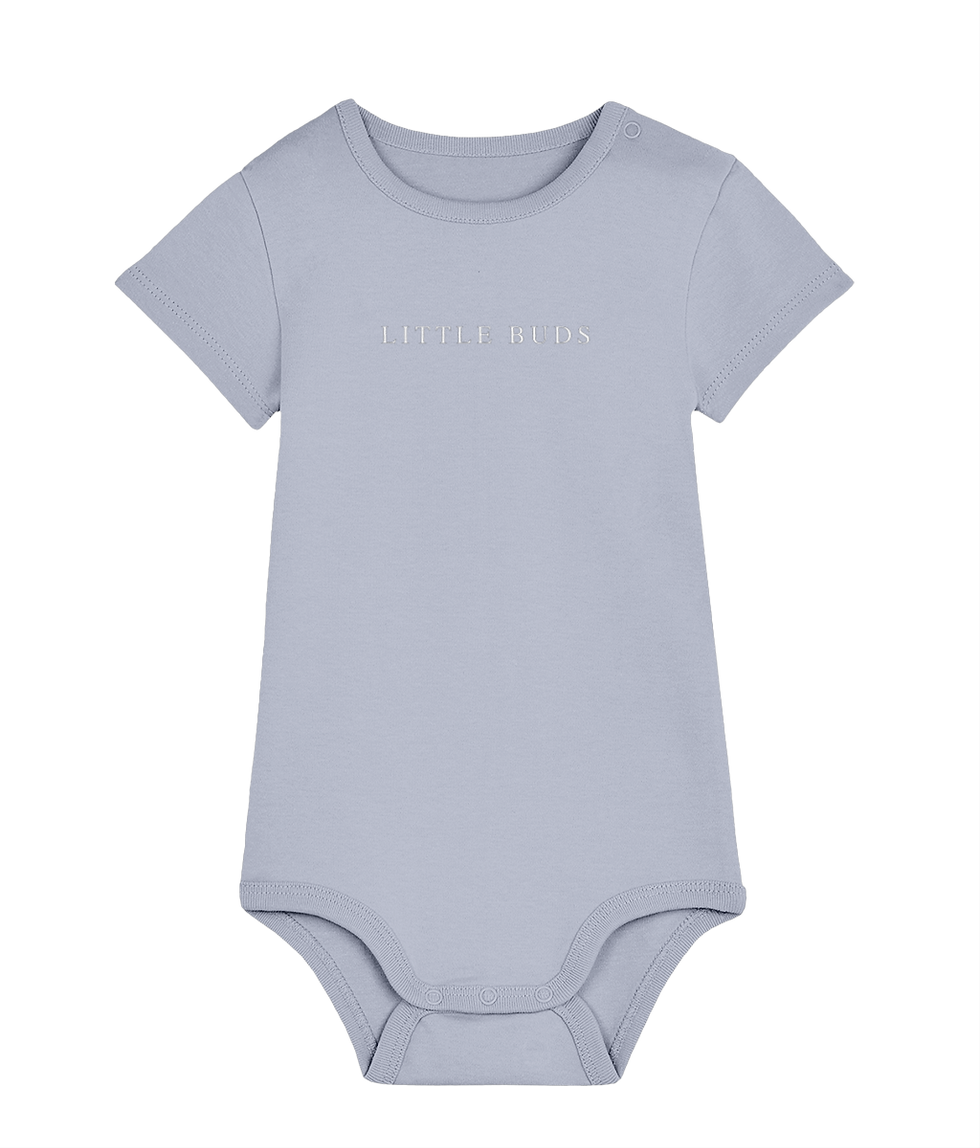 Thumbnail: Baby Bodysuit LITTLE BUDS GRAPHIC white