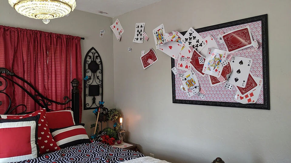 Alice in Wonderland Themed Vacation Rental in Oklahoma City