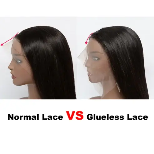 Thumbnail: 150% Density 13x6 Glueless Lace Wig 3D Cap Pre-bleached Lace Front W