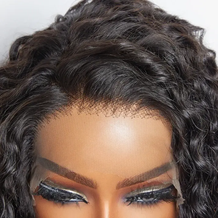 Thumbnail: Gluesless Wig - 13x6 3D Water Wave Transparent Lace Front Wig