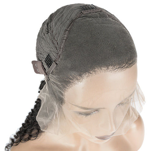 Thumbnail: Glueless Wig - 3D Cap Pre-bleached Body Wave 13x4 Transparent Lace Front