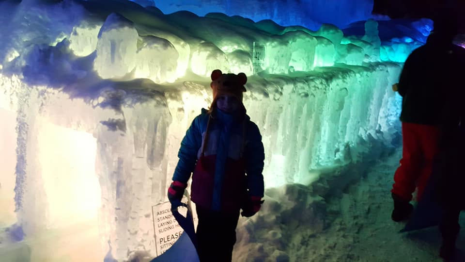 Slide at Ice Castle: Minnesota