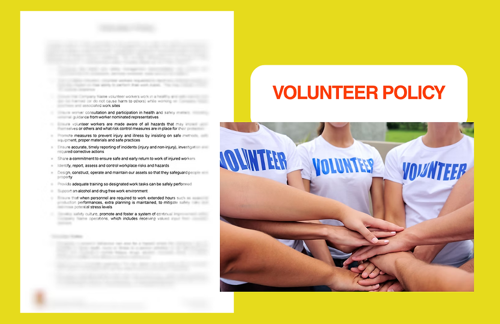 Volunteer Policy