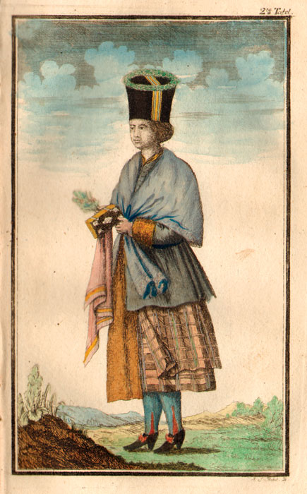 Mažosios Lietuvos gyventojos lietuvės. Iš: Bock, F. S. Versuch einer wirtschaftlichen Naturgeschichte von dem Koenigreich Ost- und Westpreussen. – T. 1. – Dessau, 1782 m. Lietuvos nacionalinė Martyno Mažvydo biblioteka