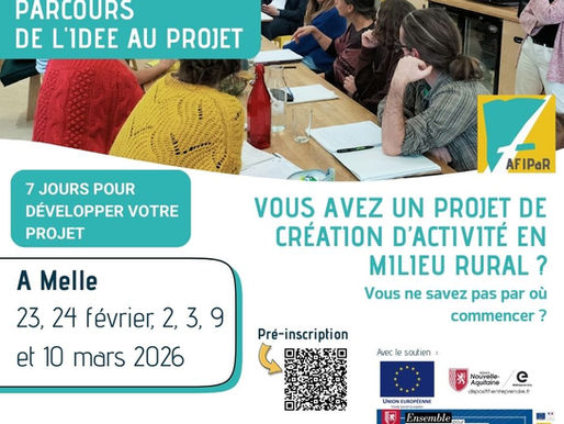 Parcours De l'idée au projet à Melle à partir du 23 février 2026
