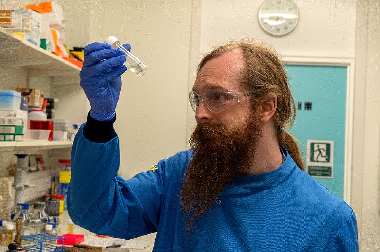 Dr Callum Highmore is a first author on the new paper