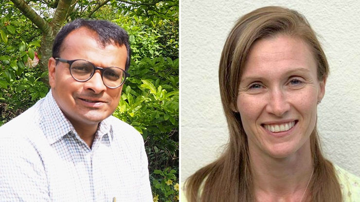 Professor Ramesh Kurukulaaratchy and Dr Anna Freeman