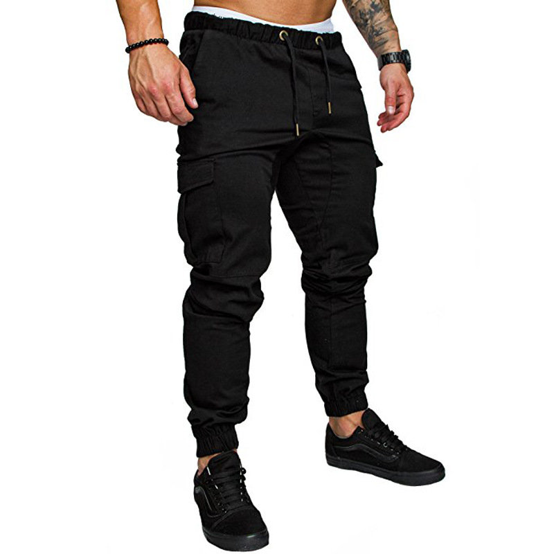Pantaloni cargo uomo con elastico vita e caviglia | Velonshop