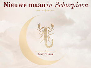 Nieuwe maan in schorpioen