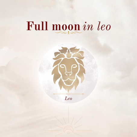 ✨🦁🌕 Full moon in leo 🌕🦁✨