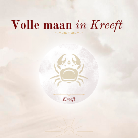 ✨🌕 Volle maan in kreeft 🌕✨