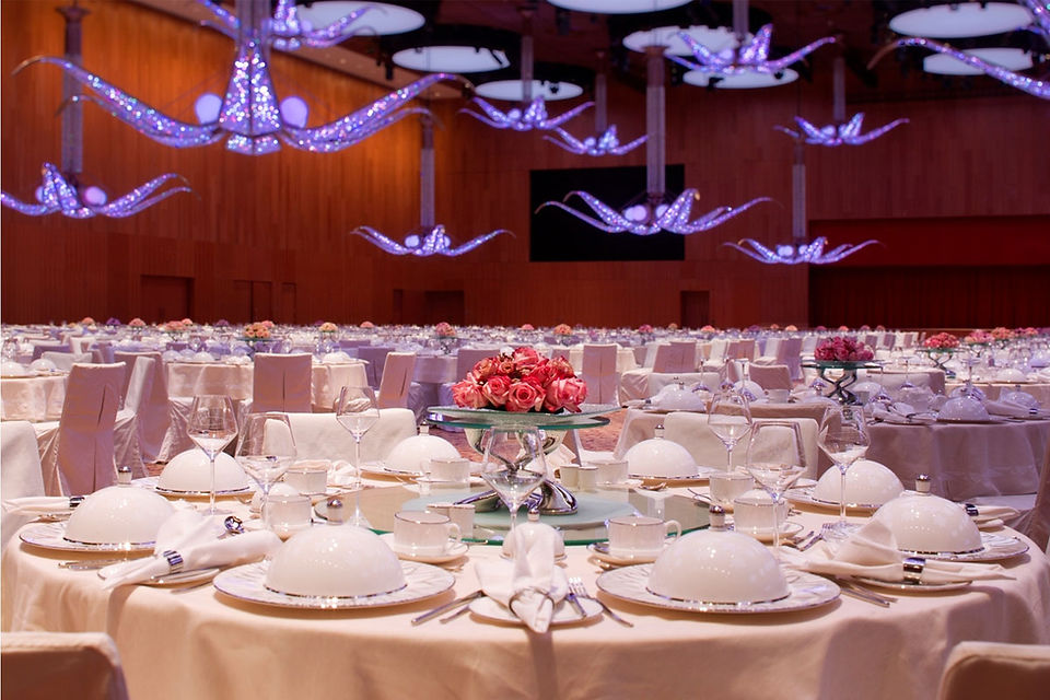 Banquet set-up QNCC Conference Hall