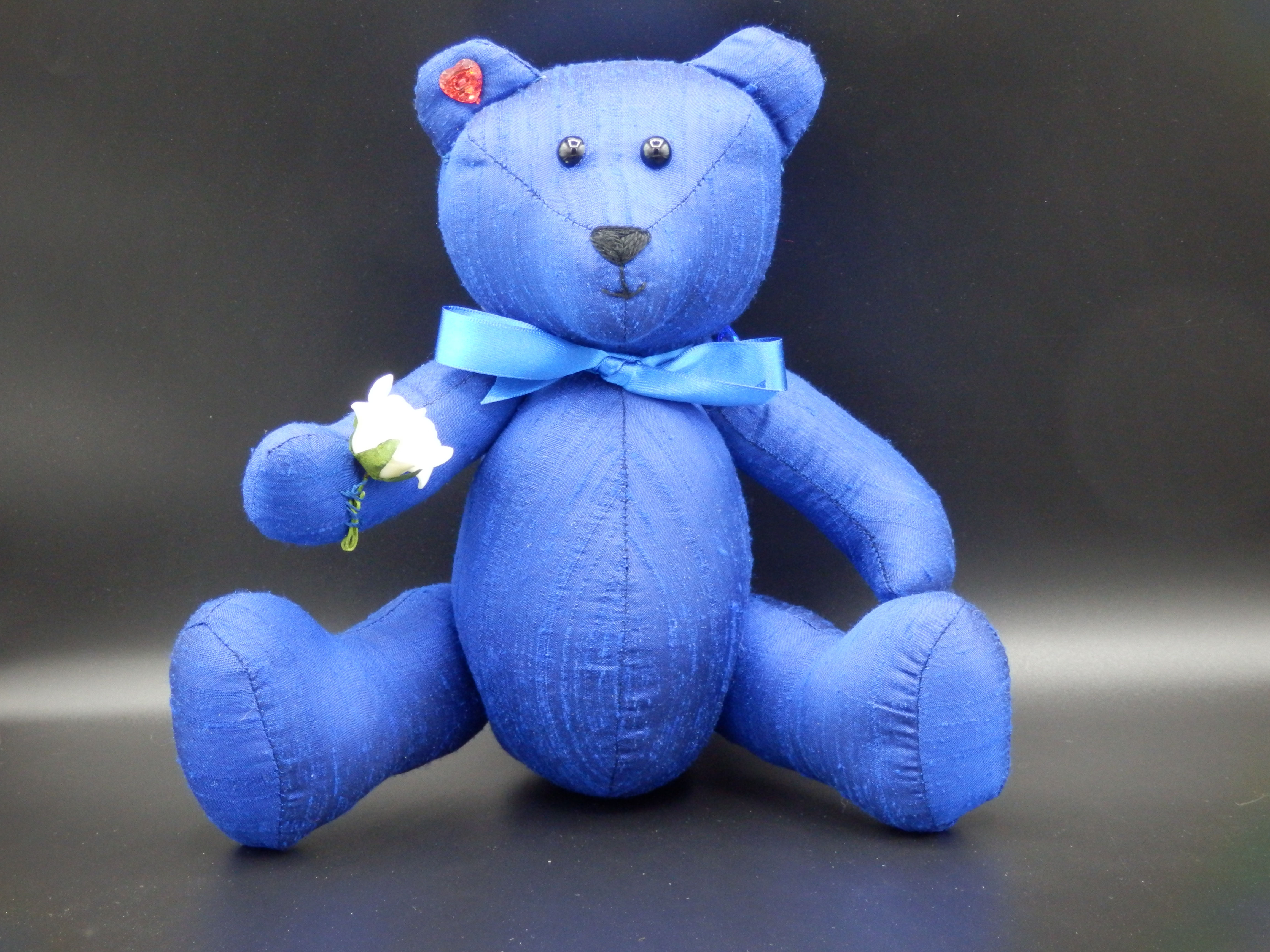 Charlotte the Bridesmaid Teddy Bear - in Royal Blue