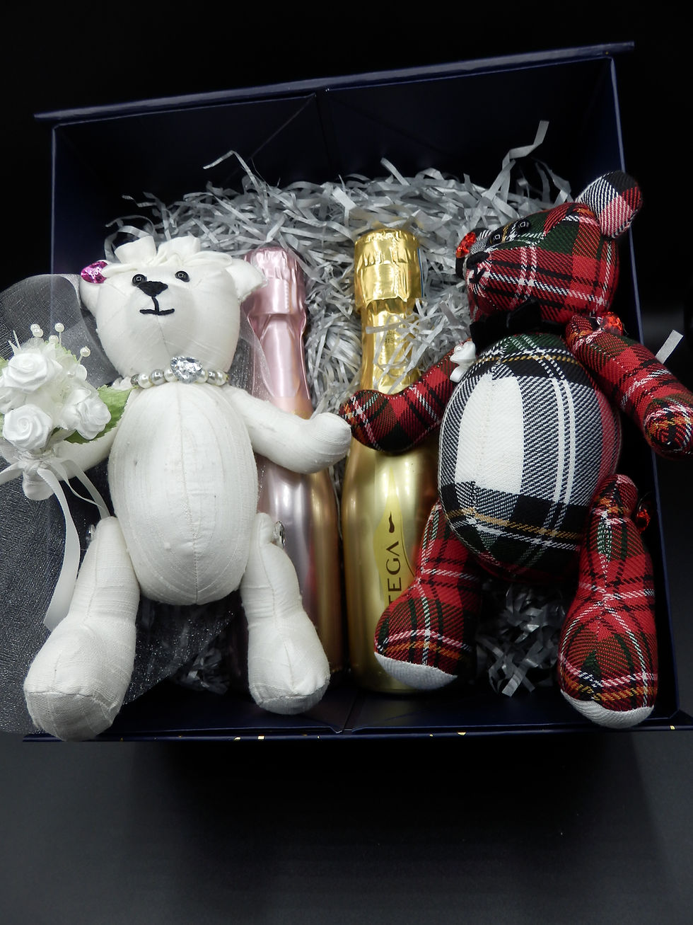 Thumbnail: Bride Teddy Bear - (SMALL)