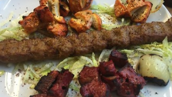 Lamb Tikka, Chicken Tikka & Kobida