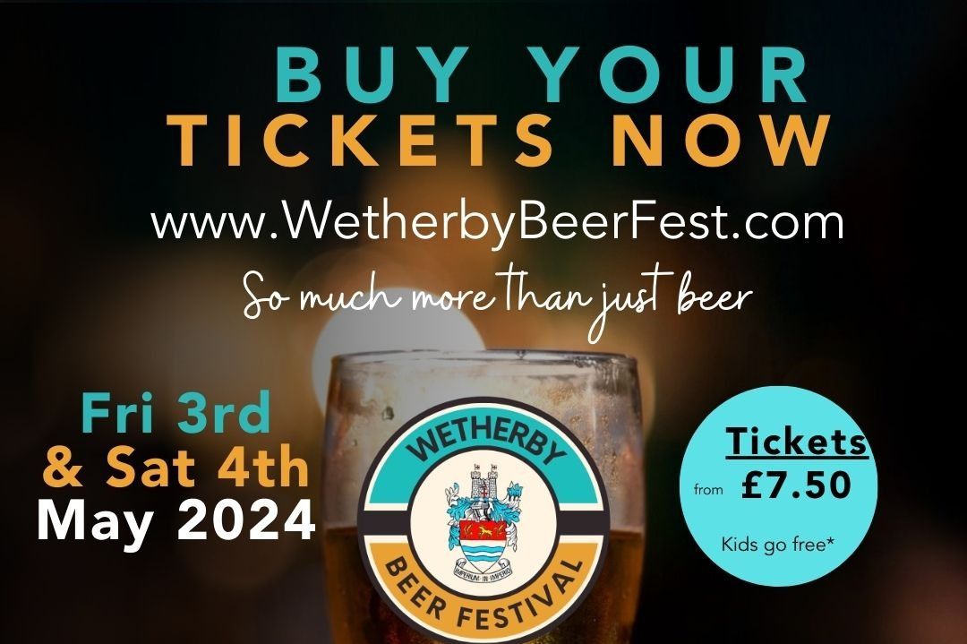 Wetherby Beer Festival 2024 Beer, Gin, Fizz Live Music, Tribute