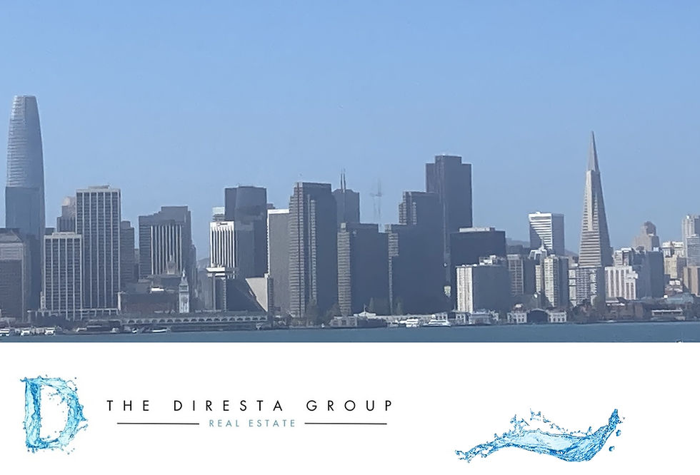 Financial District skyline from Yerba Buena Island across the Bay