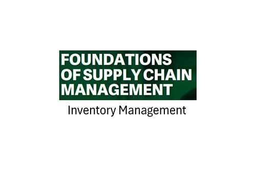 Instrucción - Foundations of Inventory Management