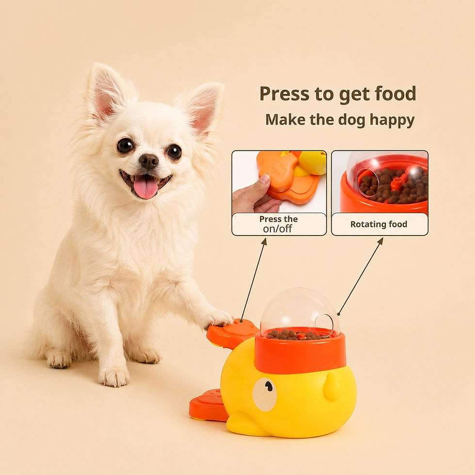 Thumbnail: Interactive Pet Treat Dispenser Toy for Dogs & Cats